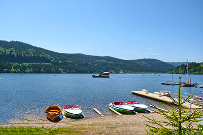 Boot fahren auf dem Titisee