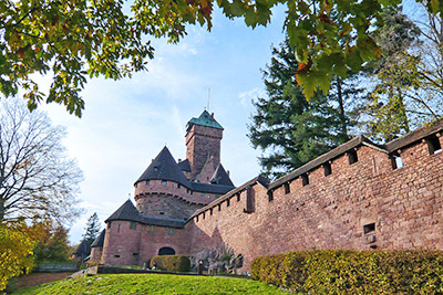 Hohkönigsburg im Elsass/Frankreich